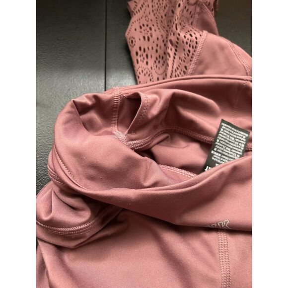 PINK Victoria's Secret Ultimate Mesh High Waist Leggings sz Medium Mauve PinkD45 - Picture 7 of 8